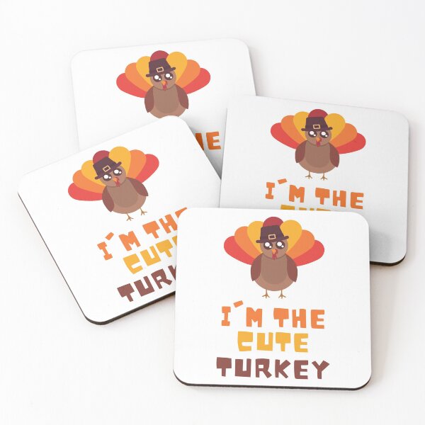 Item preview, I'm The Cute Turkey Funny Family Thanksgiving Gift Design designed and sold by praewapy.