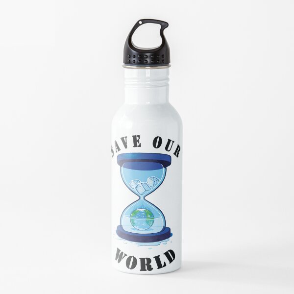global warming ice melting Water Bottle