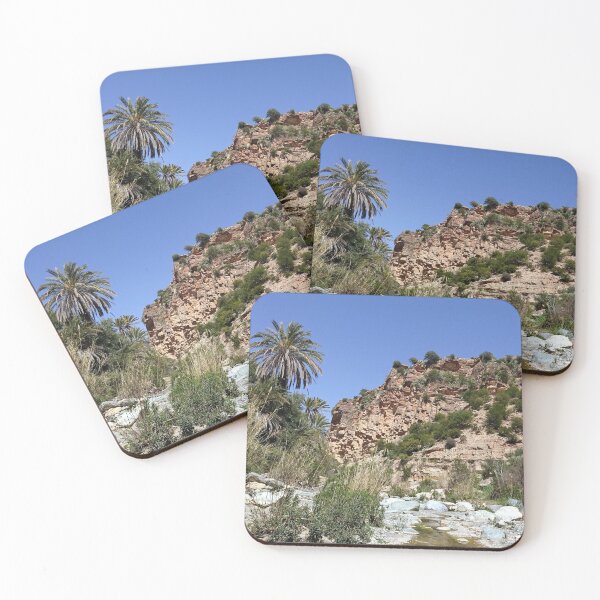 Item preview, Rock strata, vegetation and stream, High Atlas, designed and sold by paulboizot.