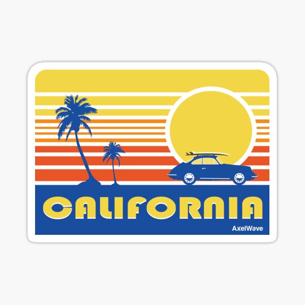 356 California Dream Sticker