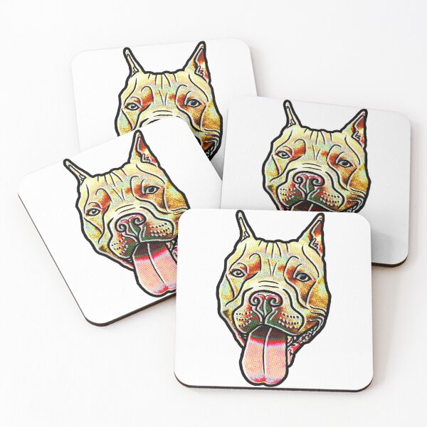 Item preview, Comic-Painted Pitbull #3 designed and sold by jaekdraws.