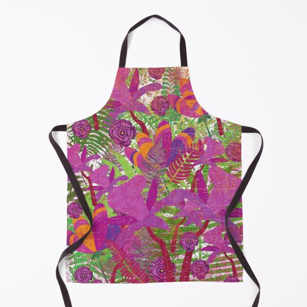 Item preview, Purple Flowers & Ferns Botanical Texture by Haus of Butterfly designed and sold by hausofbutterfly.