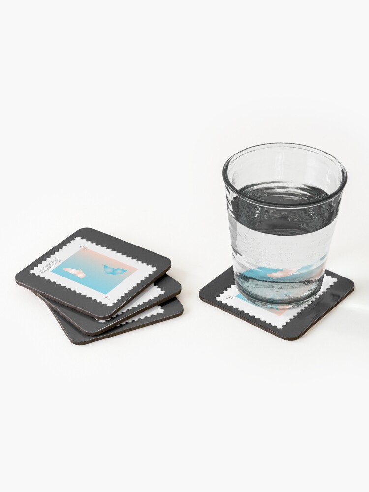 Alternate view of BTS Most Beautiful Moment Stamp Coasters (Set of 4)