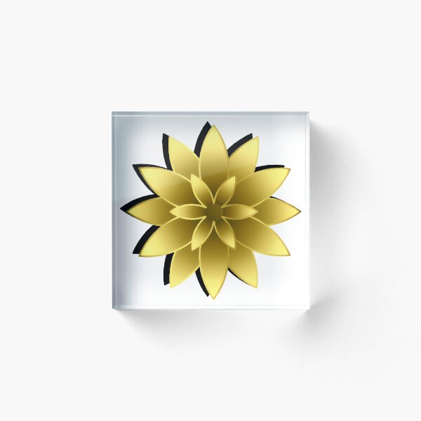Item preview, Palmera Hojas Oro designed and sold by CreativeBlue.