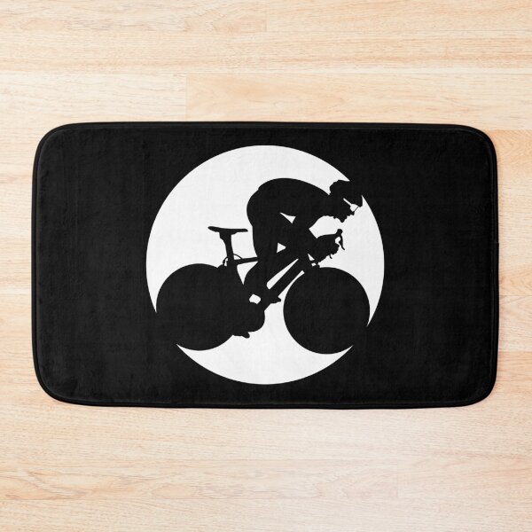 Item preview, Road Cyclist Sprinting Black and White designed and sold by RabeDesigns.