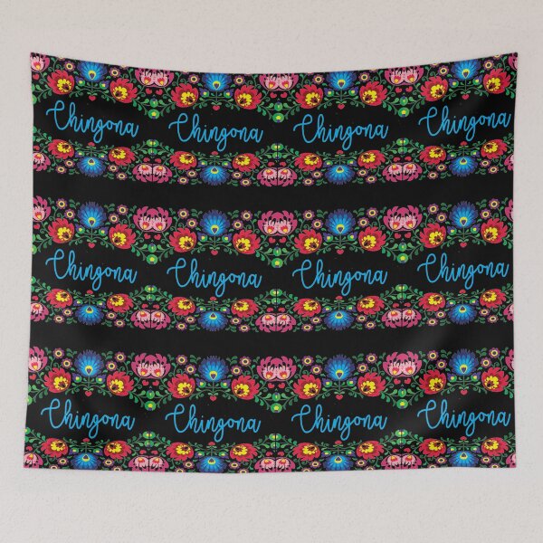 Item preview, CHINGONA mask, chingona phone case, LATINA HERITAGE designed and sold by charmingthreads.