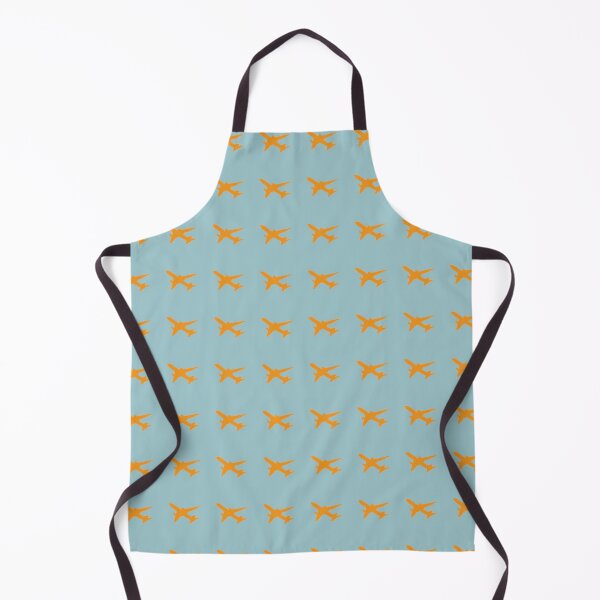 Item preview, Orange airplane on blue designed and sold by tetibright.