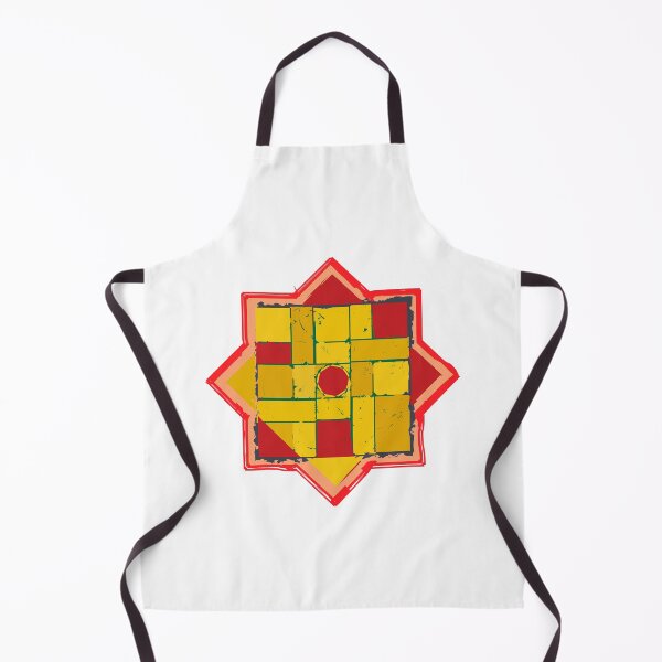 Item preview, Colorful Brick Star - Geometric start in red and yellow - Happy Star Art designed and sold by BDLVandFriends.