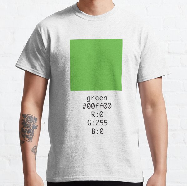 Color Codes T Shirts Redbubble - hex codes of roblox skin tones art design support