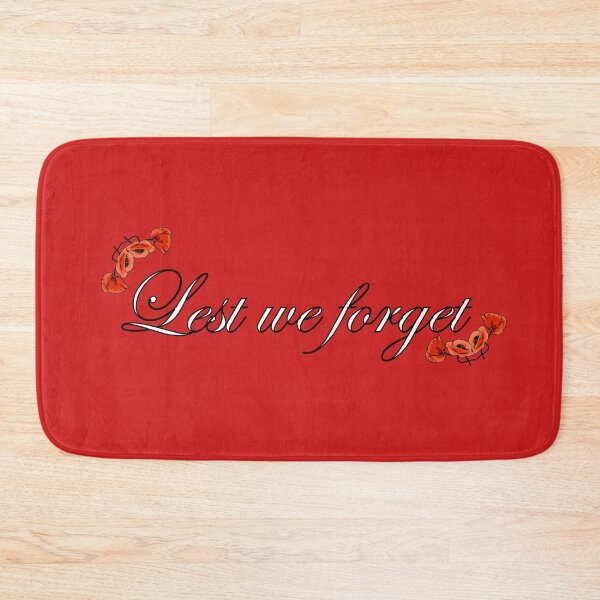 Item preview, Lest we forget remembrance day white lettering edition designed and sold by Deegital18.