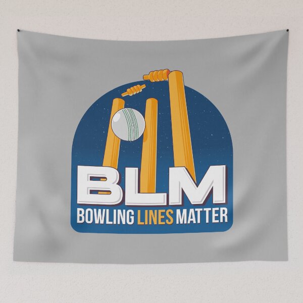 Item preview, Cricket Bowling Lines Matter designed and sold by Bubsart78.