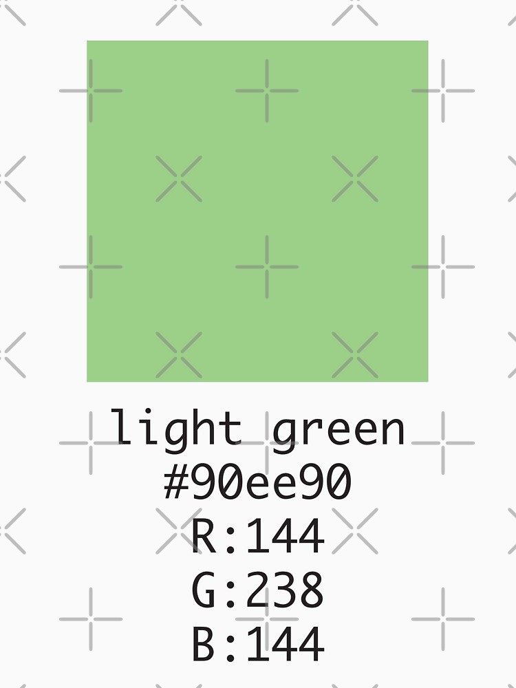 light-green-hex-and-rgb-code-t-shirt-by-number3art-redbubble