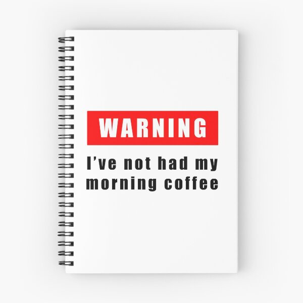 Item preview, Warning I've not had my morning coffee designed and sold by Scat the cat.