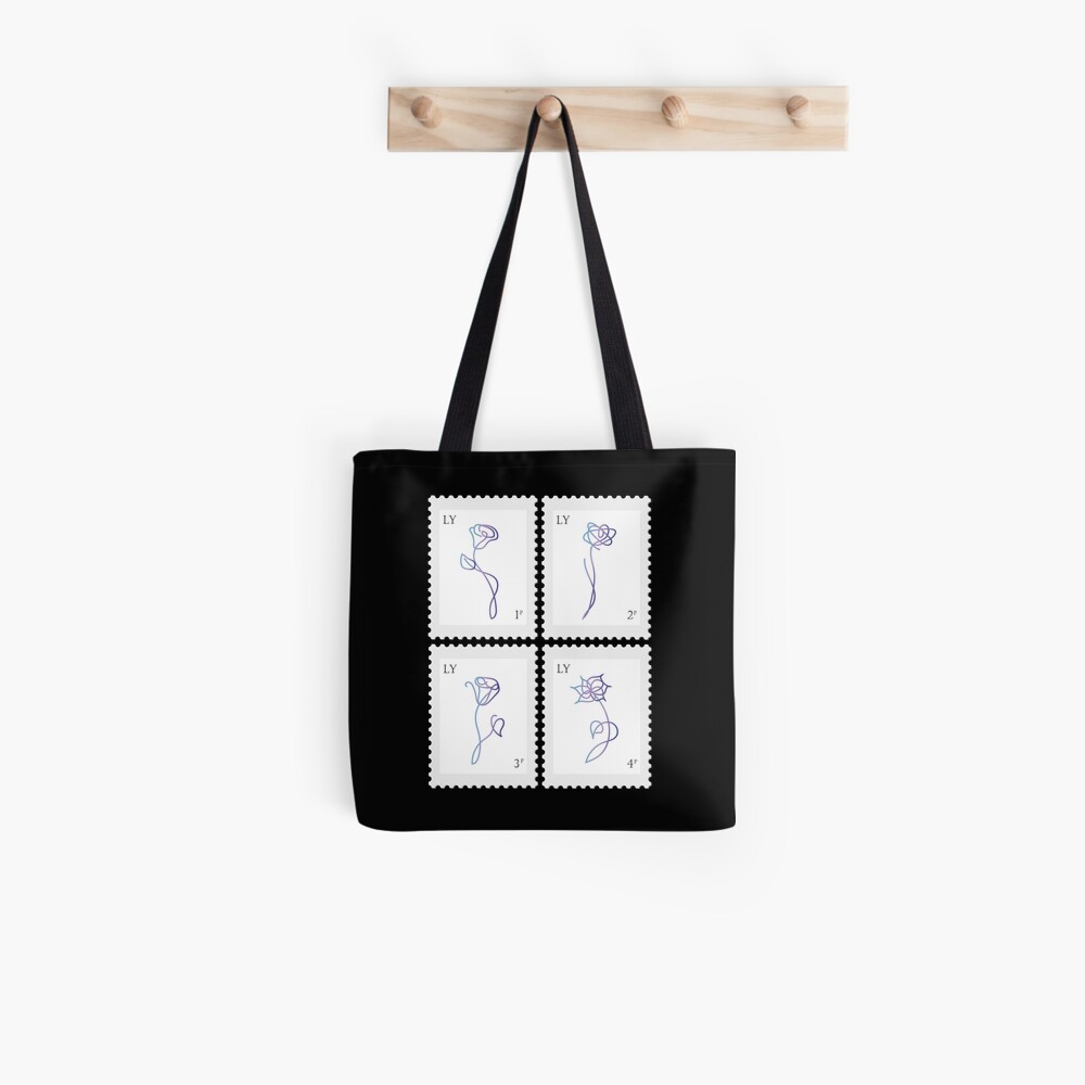 BTS Love Yourself Her Stamp Tote Bag
