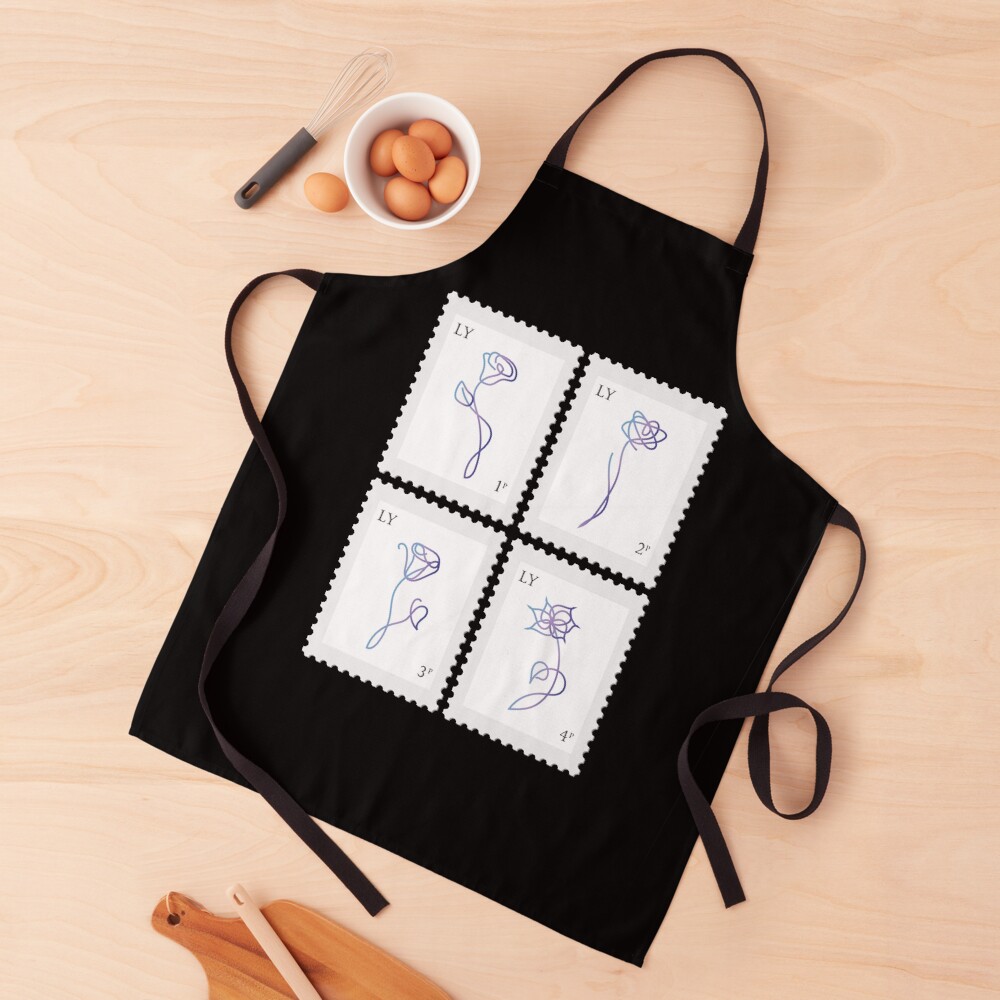BTS Love Yourself Her Stamp Apron