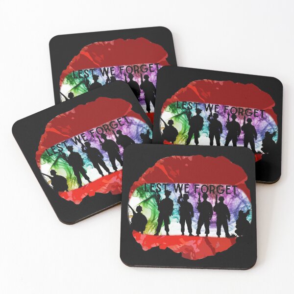 Item preview, Lest We Forget - Support Our Military designed and sold by sherwinc.