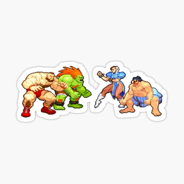 Ryu Street Fighter III Videogames Neo-Geo Pixel Art Sticker by  Mr-Retropixel