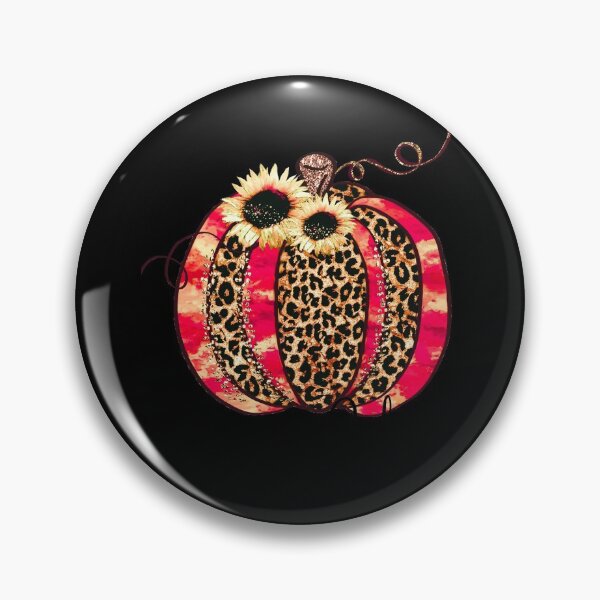 Item preview, Pumpkin leopard sunflower design with animal prints  ,floral  pattern  designed and sold by Moussa  Sussi.
