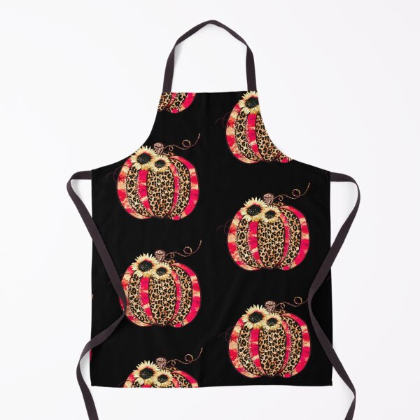 Item preview, Pumpkin leopard sunflower design with animal prints  ,floral  pattern  designed and sold by Moussa  Sussi.