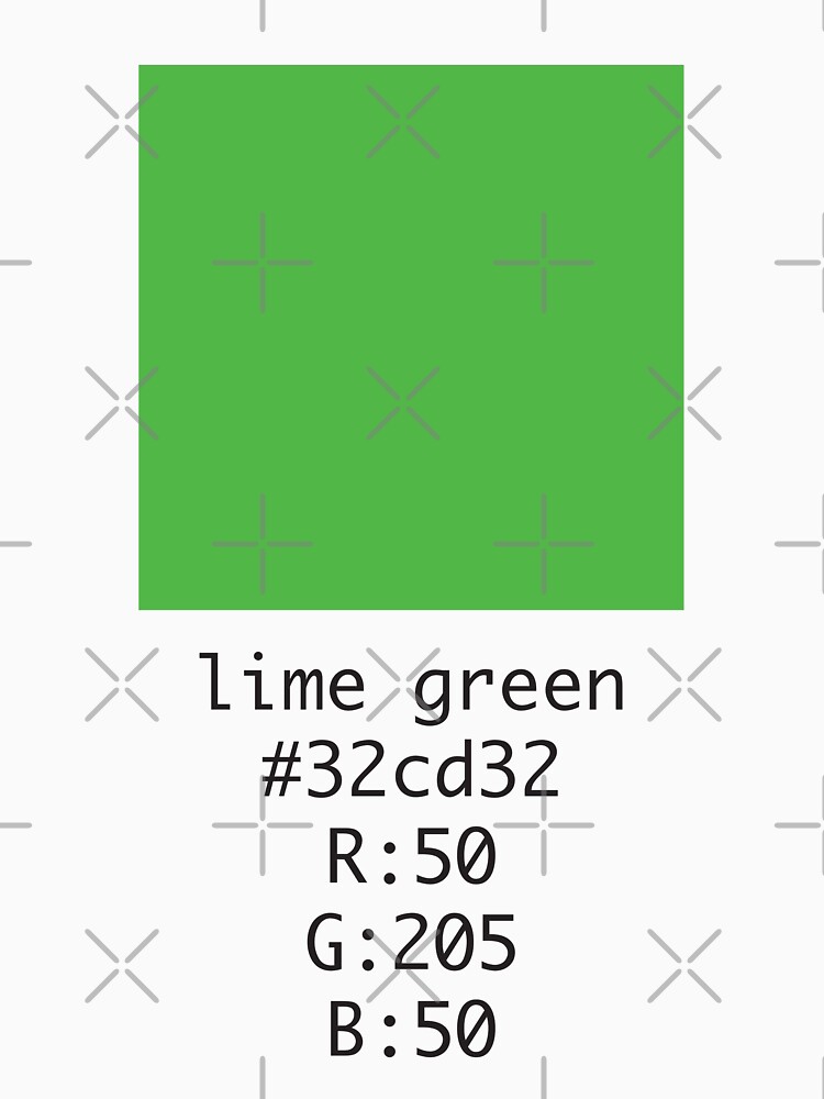 lime-green-hex-and-rgb-code-t-shirt-by-number3art-redbubble