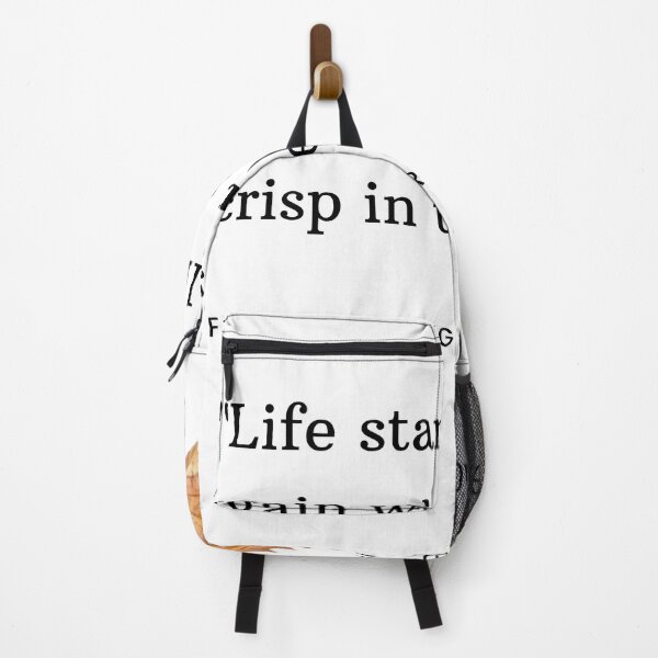 Item preview,  "Life starts all over again when it gets crisp in the fall."  - F. Scott Fitzgerald Quote Design designed and sold by lothieven.