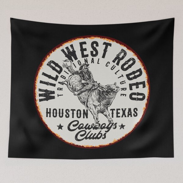 Item preview, Retro Wild West Traditional Rodeo Culture designed and sold by Vector Scout Lab.