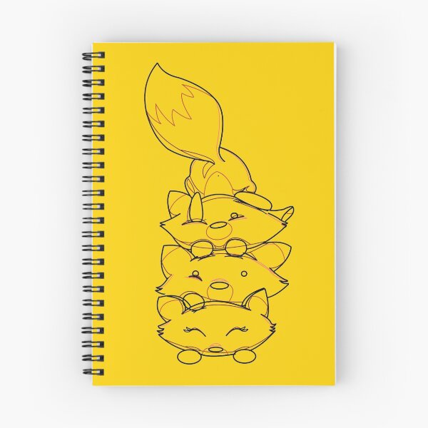 Item preview, Foxie Pile (Lines) designed and sold by Art by Morgan Campillo.