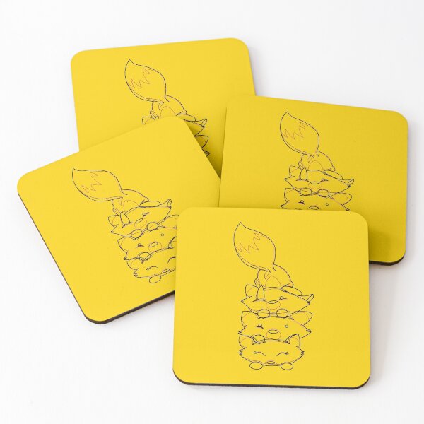 Item preview, Foxie Pile (Lines) designed and sold by Art by Morgan Campillo.