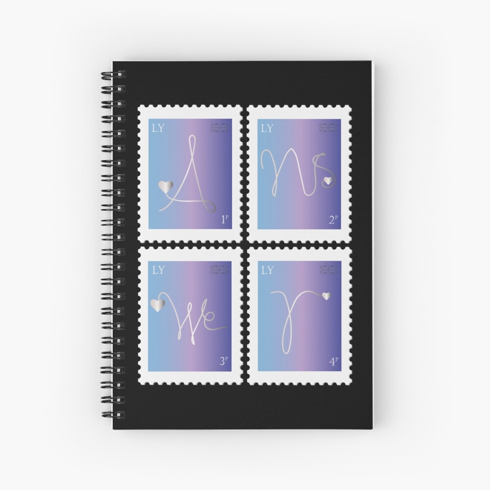 BTS Love Yourself Answer Stamp Spiral Notebook