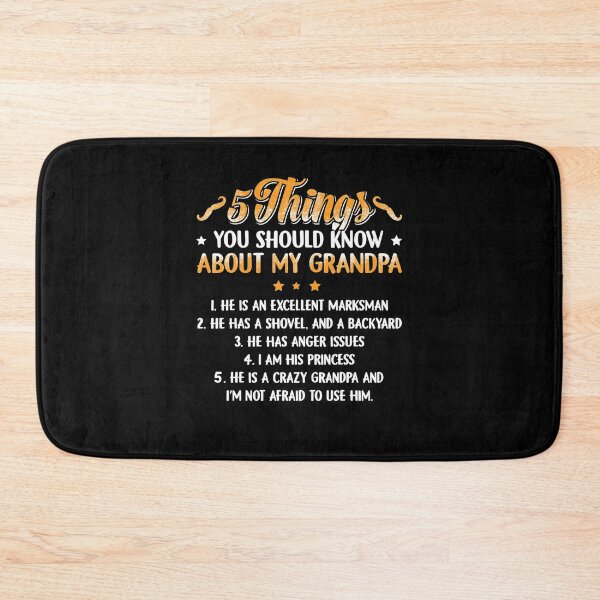 Item preview, 5 Things You Should Know About My Grandpa designed and sold by RosaMapes.