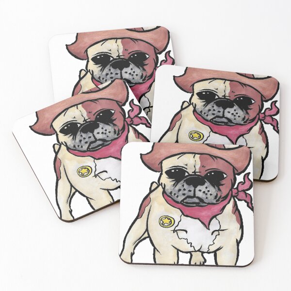Item preview, French Bulldog Cowboy designed and sold by Barbara Gibbings.