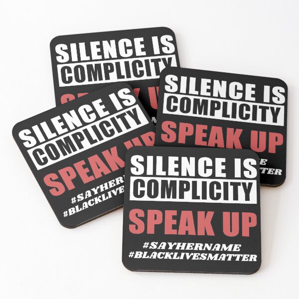 Item preview, Silence is Complicity Speak Up - Anti Racism designed and sold by HepiusArt.