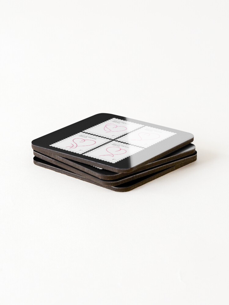 Alternate view of BTS Map of the Soul Persona Stamp Coasters (Set of 4)