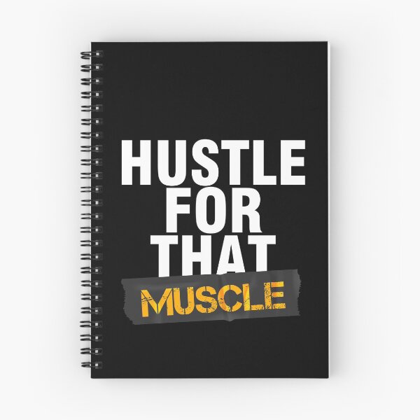 Item preview, Hustle For That Muscle Workout Motivation Quotes designed and sold by Urosek.