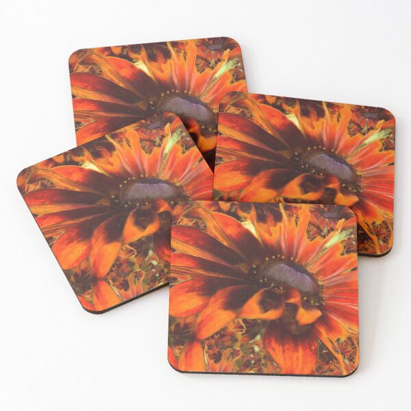 Item preview, Vivid Chocolate Rudbeckias  designed and sold by SeaChangeDesign.