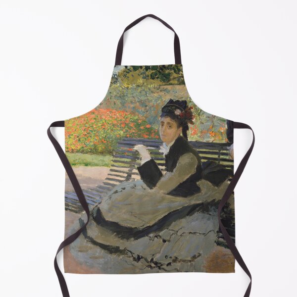 Item preview, Claude Monet, Camille Monet on a garden bench designed and sold by TemporaryArt.