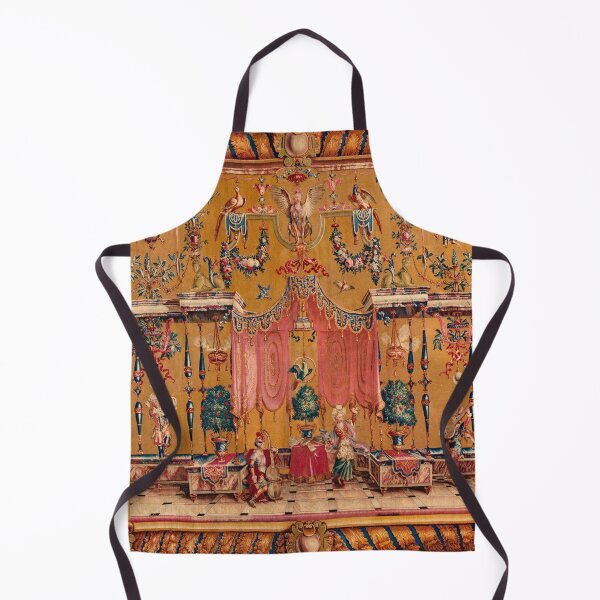 Item preview, MUSICIANS ANTIQUE GROTESQUE FRENCH TAPESTRY WITH BIRDS AND HARPIE designed and sold by BulganLumini.