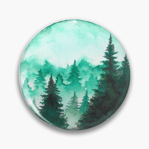 Item preview, Coniferous forest horizon designed and sold by Ankita Bhuyan.