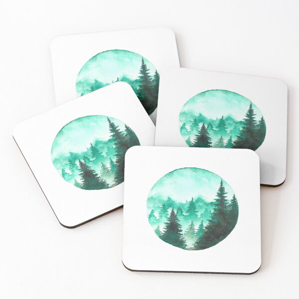 Item preview, Coniferous forest horizon designed and sold by Ankita Bhuyan.
