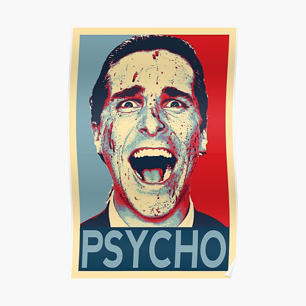 Patrick Bateman american psycho Poster