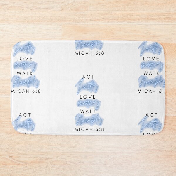 Item preview, Act justly  love mercy walk humbly Micah 6 8, Bible verse, Bible quotes, christian quote designed and sold by T. MINISTRY.