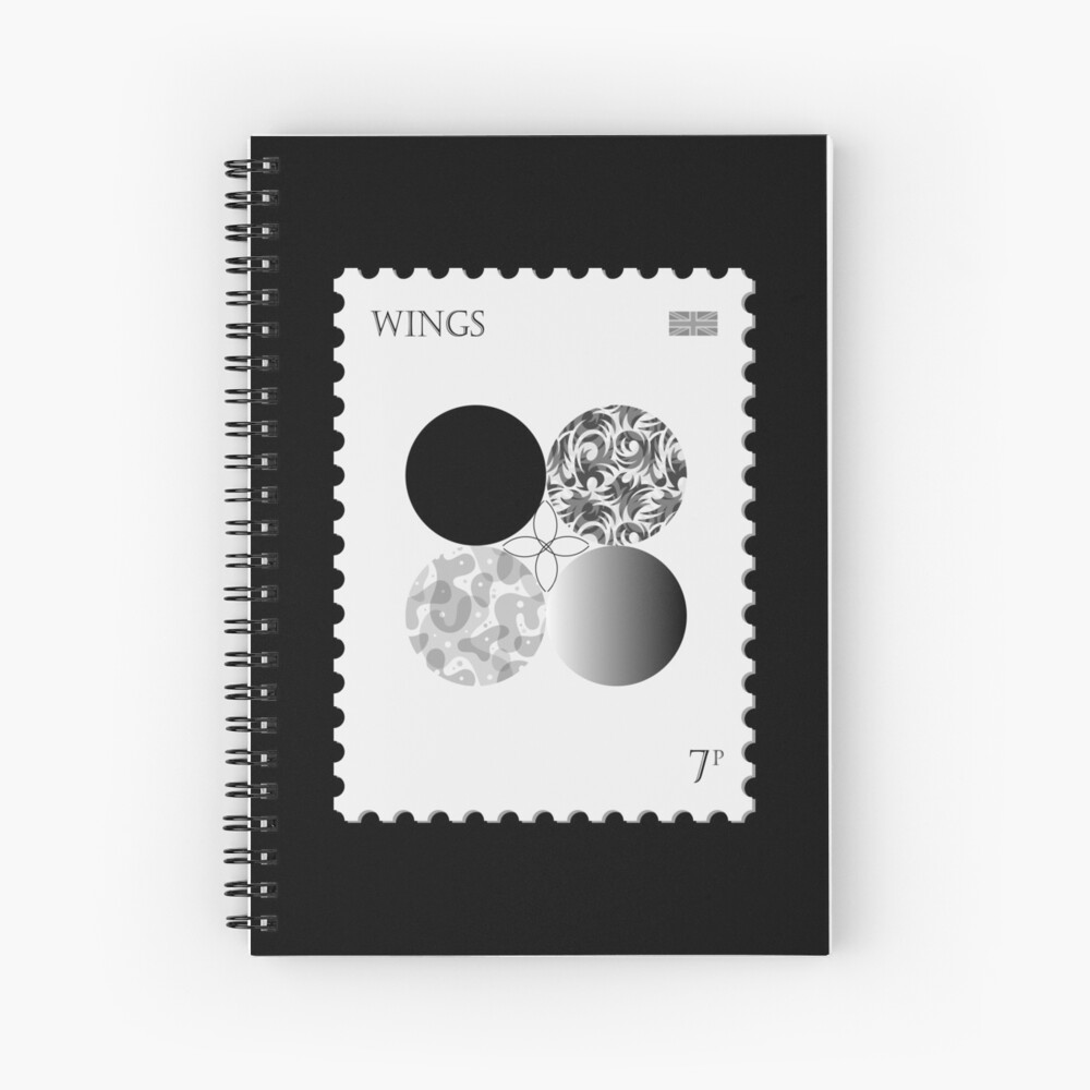 BTS Wings Stamp Spiral Notebook