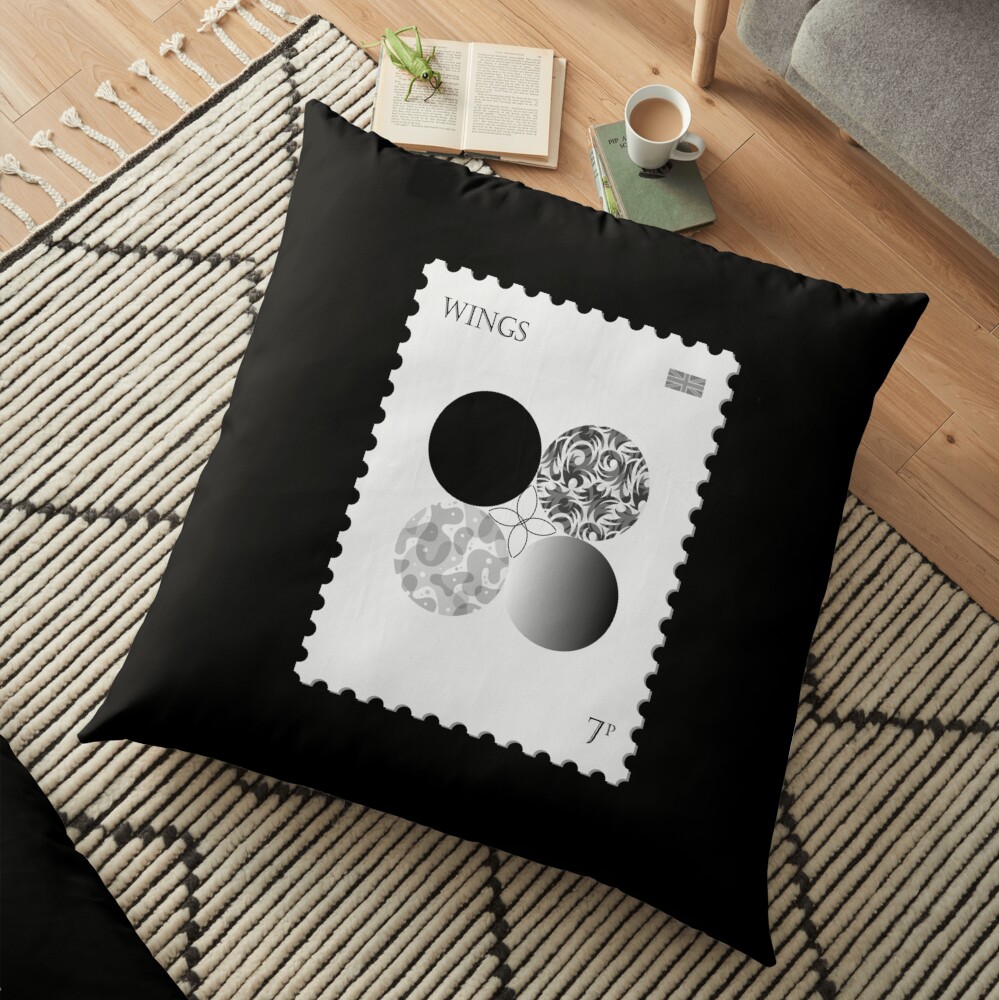 BTS Wings Stamp Floor Pillow
