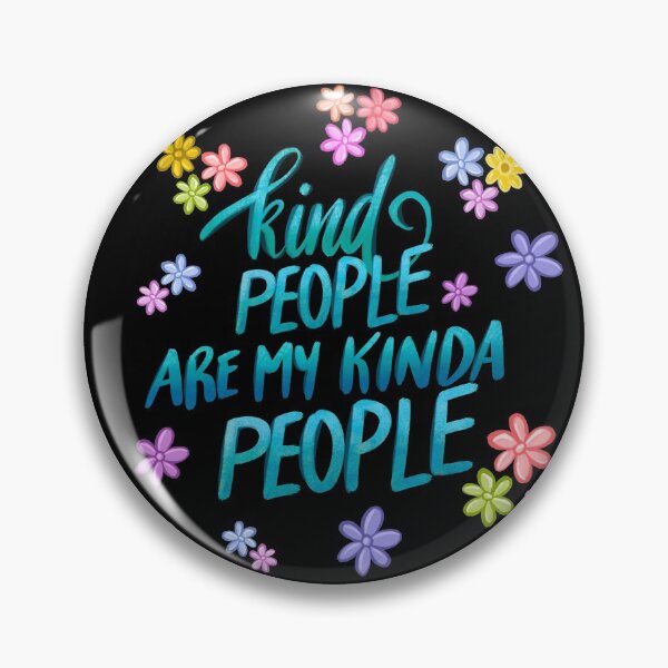 Item preview, Kind People Are My Kinda People - Blue Palette designed and sold by Squarebird.