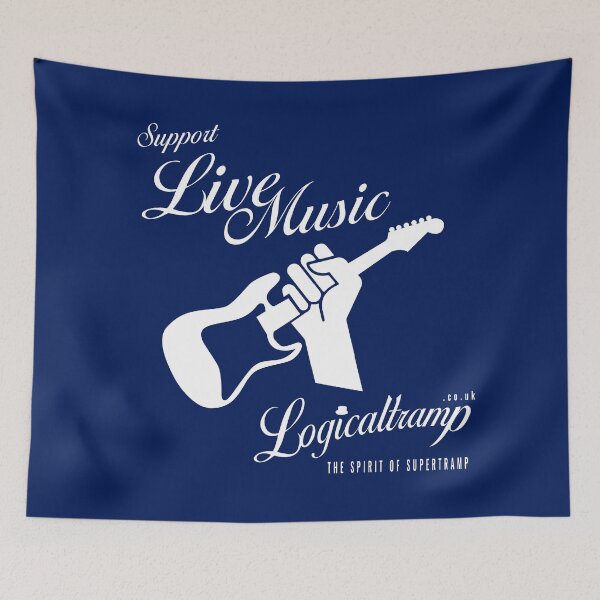 Item preview, Support live music (white) designed and sold by logicaltramp.