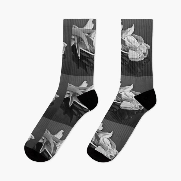 Item preview, Tulips are Beautiful in Black and White designed and sold by Sherry Hallemeier.