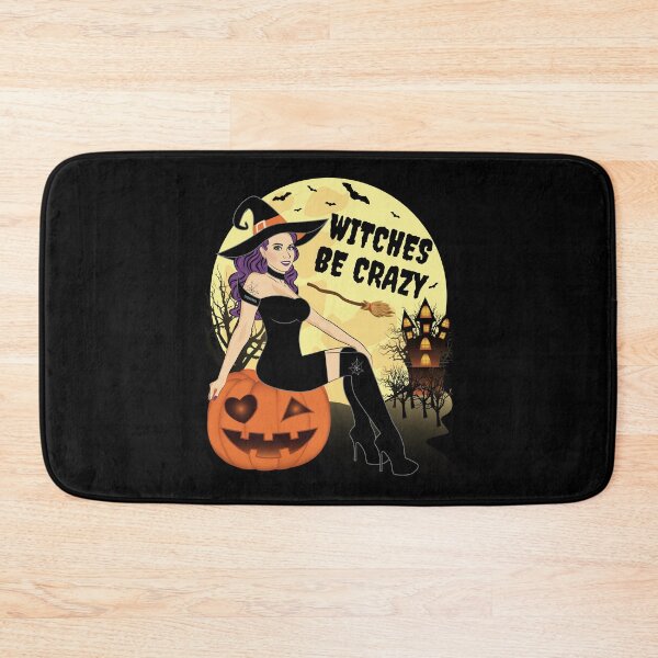 Item preview, Halloween Witch Witches Be Crazy Funny Pumpkin designed and sold by ZNOVANNA.
