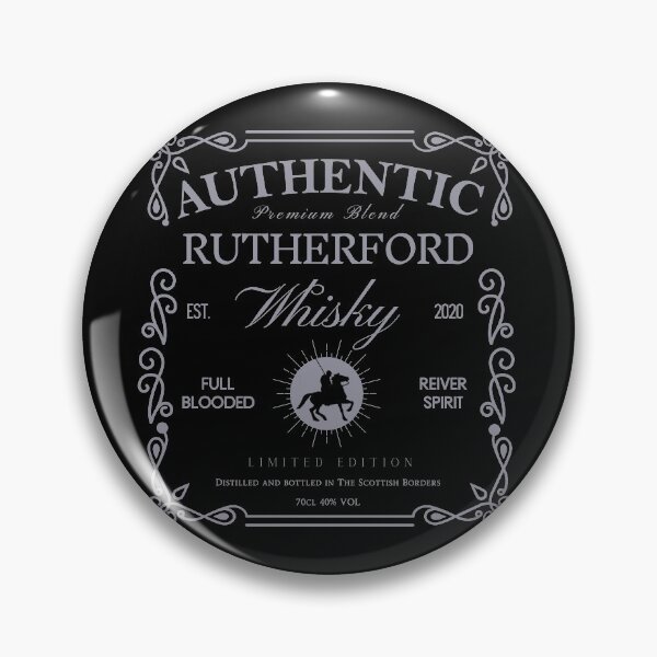 Item preview, RUTHERFORD Whisky Label | Border Reivers designed and sold by yourscotborders.