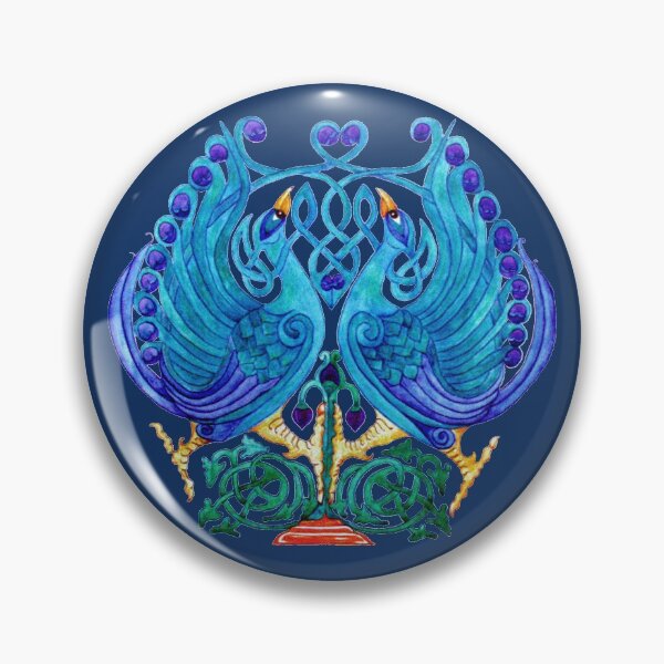 Artikelvorschau, Celtic Peacocks - Pfau entworfen und verkauft von sharpie.