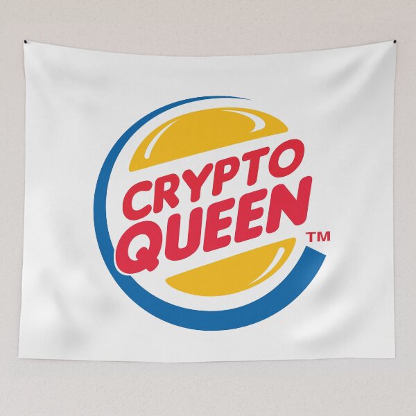 Item preview, Crypto Queen Perfect Piece For Crypto Lovers And Bitcoin Fans designed and sold by Urosek.